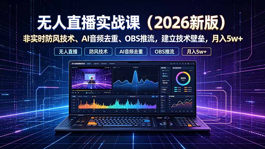 无人直播实战课(更新7月-知识星球
