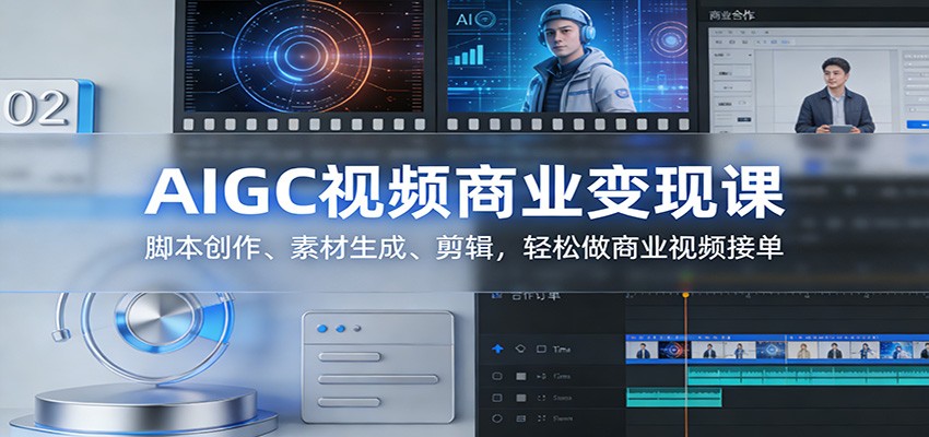 AIGC视频商业变现课：脚本创作、素材生成、剪辑，轻松做商业视频接单-知识星球