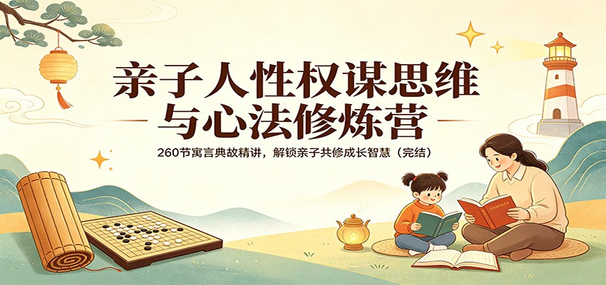 亲子人性权谋思维与心法修炼营：260节寓言典故精讲，解锁亲子共修成长智慧(完结)-知识星球