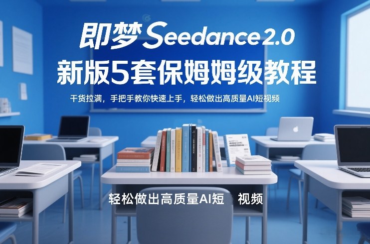 即梦Seedance2.0新版5套保姆级教程，干货拉满，手把手教你快速上手，轻松做出高质量AI短视频-知识星球
