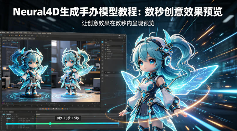 Neural4D生成手办模型教程，让创意效果在数秒内呈现预览-知识星球