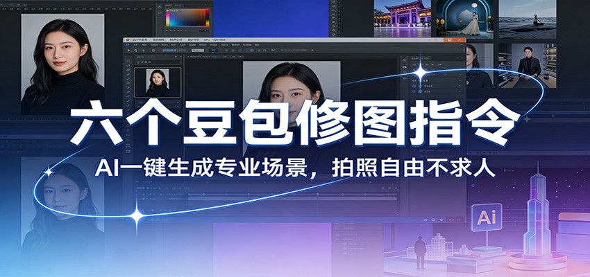 六个豆包修图指令：AI 一键生成专业场景，拍照自由不求人-知识星球