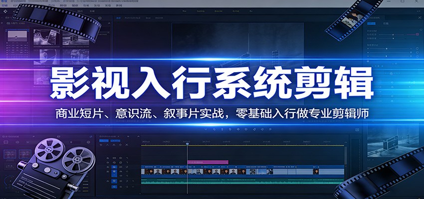 影视系统剪辑，商业短片、意识流、叙事片实战，零基础入行做专业剪辑师-知识星球