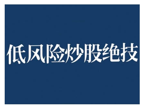 2024低风险股票实操营，低风险，高回报-小禾网创