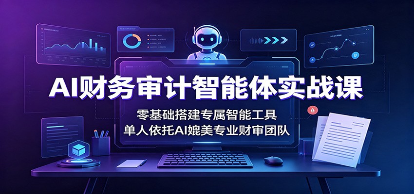AI财务审计智能体实战课：零基础搭建专属智能工具，单人依托AI媲美专业财审团队-知识星球