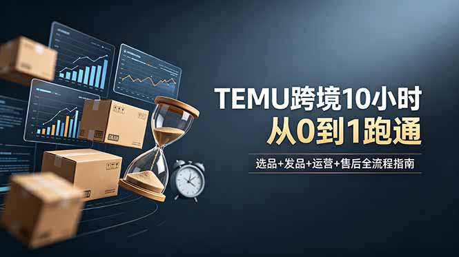想做TEMU跨境但不知从何下手？选品+发品+运营+售后，10小时从0到1跑通-知识星球