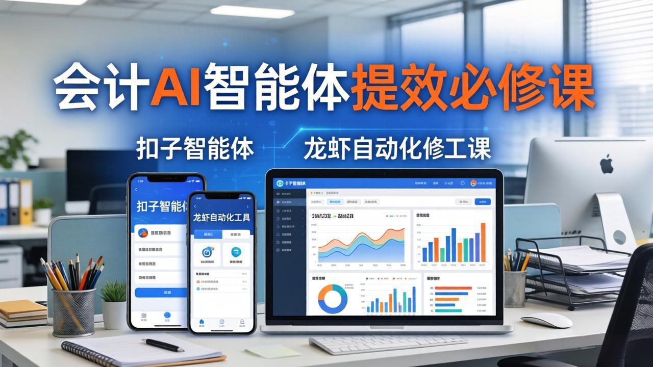 财务会计AI智能体提效必修课：扣子智能体+龙虾自动化+报表分析，一站式提升财务工作效率-知识星球