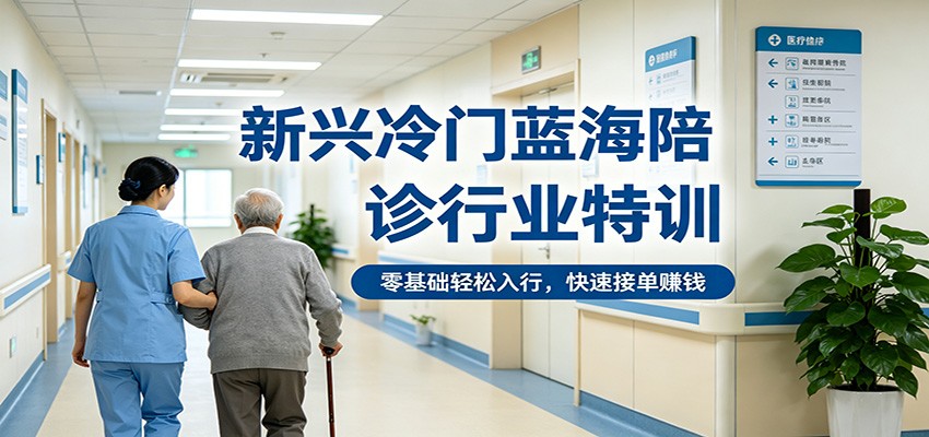 新兴冷门蓝海陪诊行业特训，零基础轻松入行，快速接单赚钱-知识星球