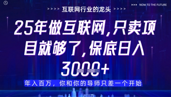 什么!25年你还在找项目做?风口早就变了,卖项目才是稳挣不赔【揭秘】-知识星球