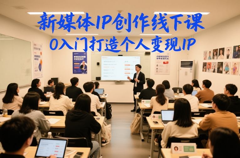 新媒体IP创作线下课，0入门打造个人变现IP-知识星球