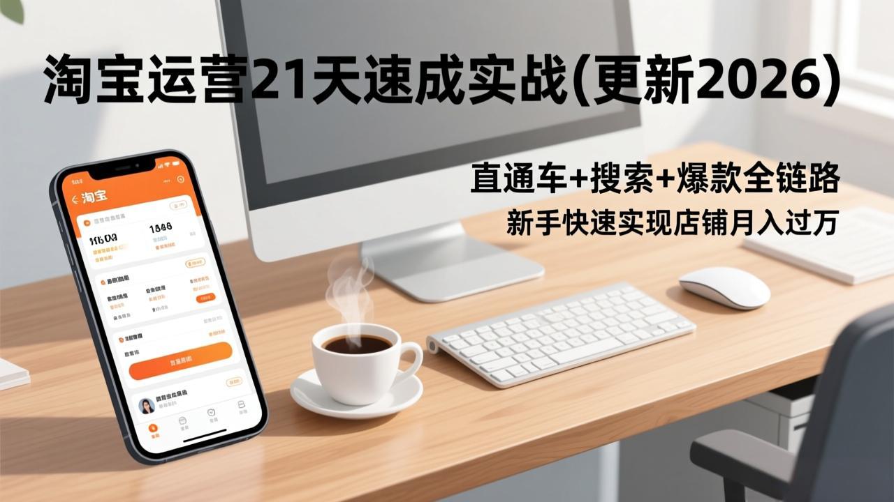 淘宝运营21天速成实战(更新3月-知识星球