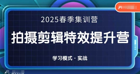 2025春季拍剪全能集训营，拍摄剪辑特效提升营-知识星球