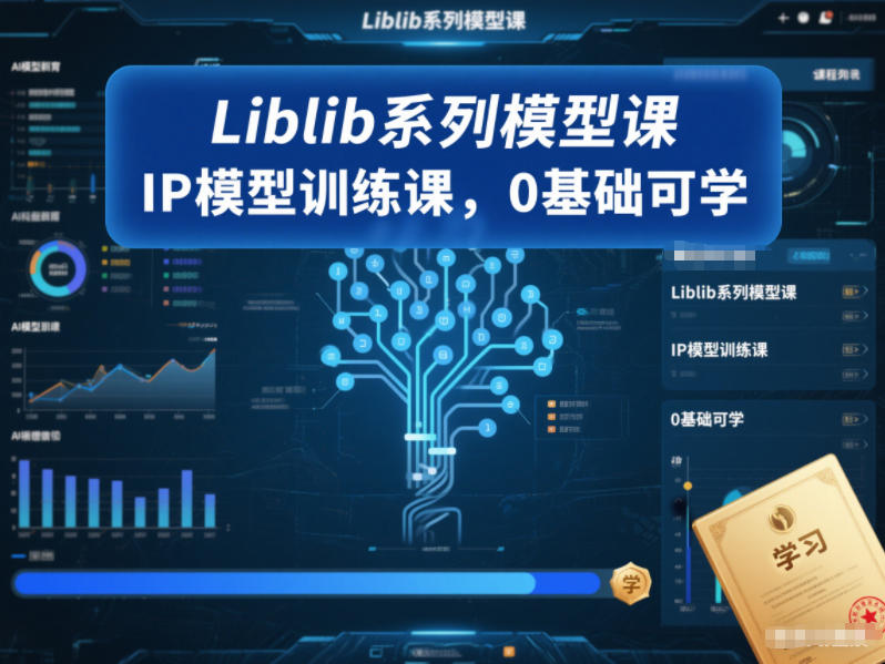 Liblib系列模型课，IP模型训练课，0基础可学-知识星球