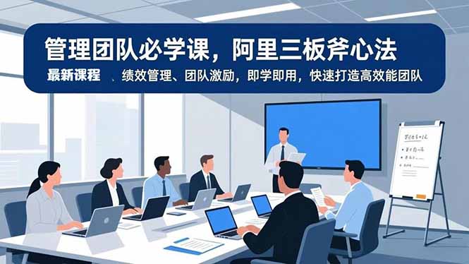 管理团队必学课，阿里三板斧心法、绩效管理、团队激励，即学即用，快速打造高效能团队-知识星球