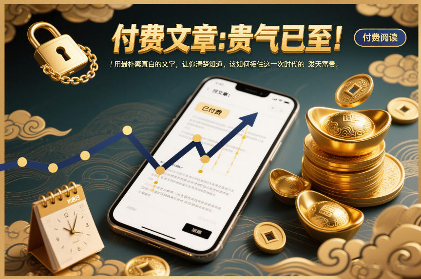 付费文章：贵气已至！用最朴素直白的文字，让你清楚知道，该如何接住这一次时代的泼天富贵-知识星球