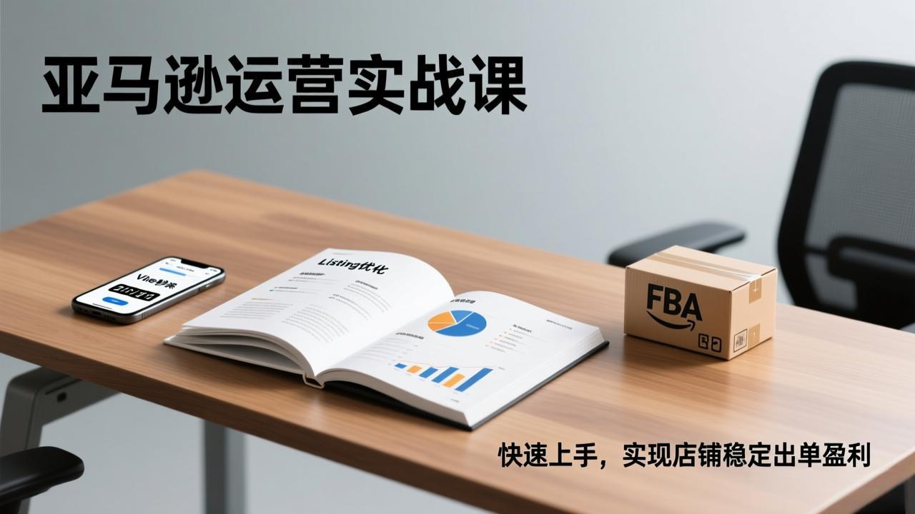 亚马逊运营实战课，Listing优化、Vine秒杀、FBA发货，快速上手，实现店铺稳定出单盈利-知识星球