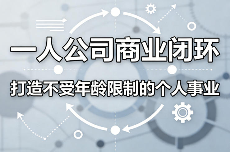 一人公司商业闭环，打造一份不受年龄限制的个人事业-知识星球