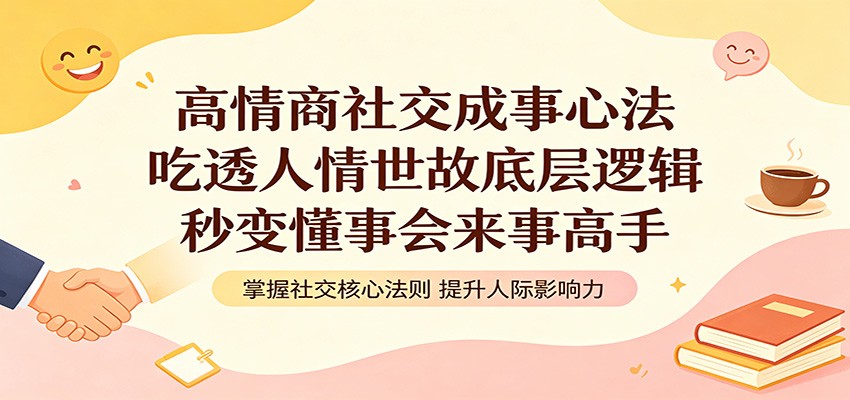 高情商社交成事心法：吃透人情世故底层逻辑，秒变懂事会来事高手-知识星球