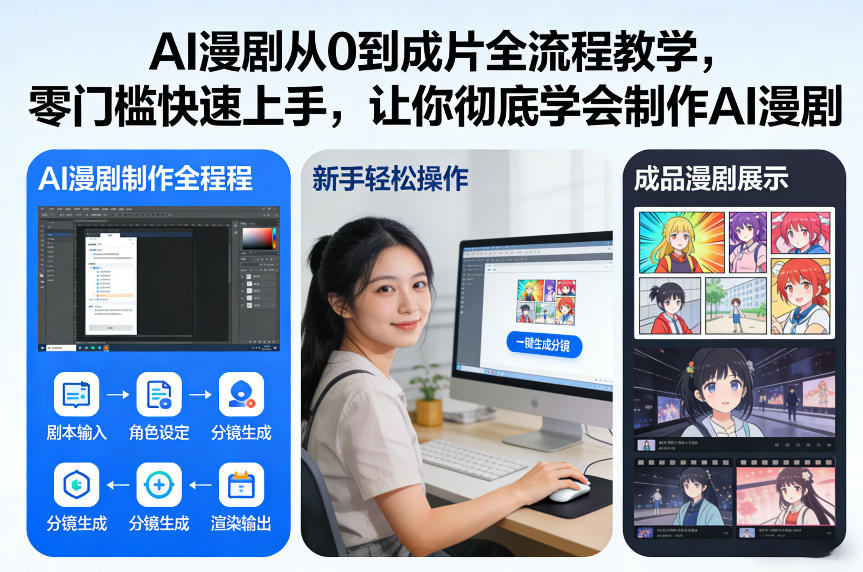 AI漫剧从0到成片全流程教学,零门槛快速上手,让你彻底学会制作AI漫剧【保姆级教程】-知识星球