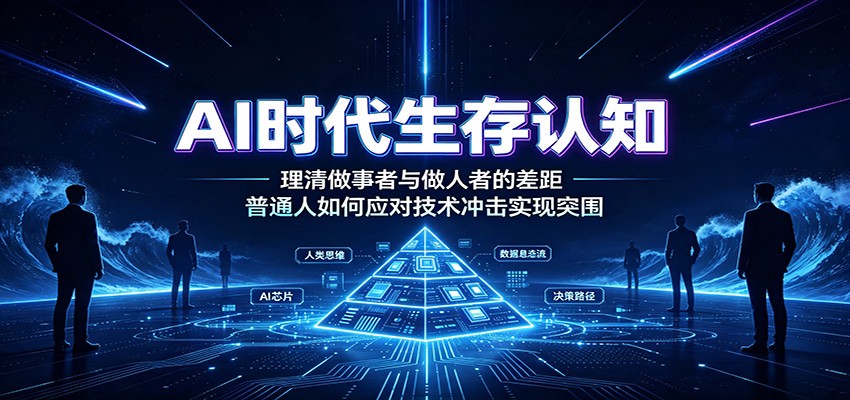 AI时代生存认知：理清做事者与做人者的差距，普通人如何应对技术冲击实现突围-知识星球