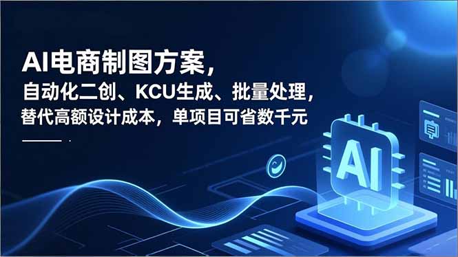 AI电商制图方案,自动化二创、SKU生成、批量处理,替代高额设计成本,单项目可省数千元-知识星球