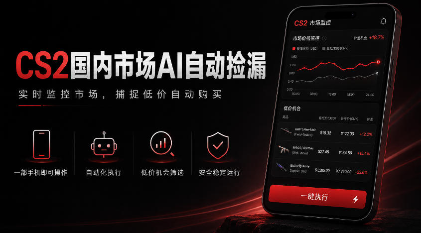 游戏市场AI自动监控，实时检测差价捡漏，简单轻松，日入300+【揭秘】-知识星球
