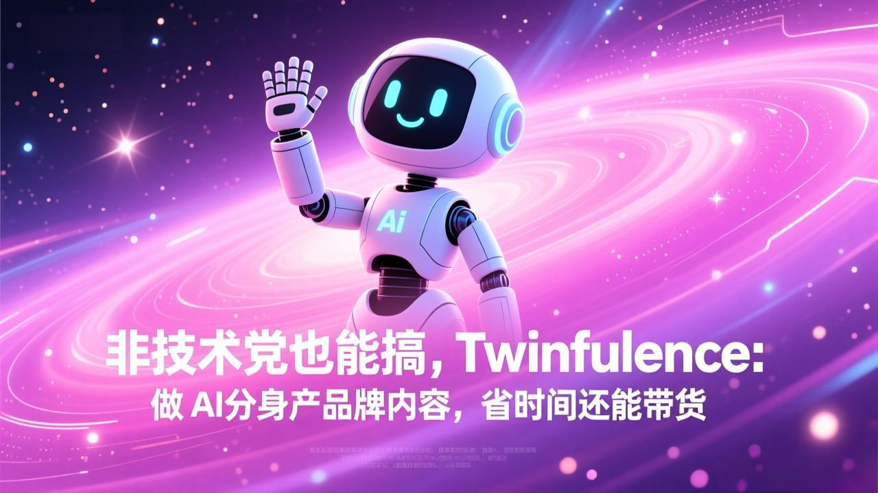 非技术党也能搞!Twinfluence:做 AI 分身产品牌内容,省时间还能带货-知识星球