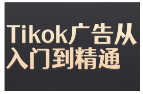 Tiktok Ads实操教程，Tiktok广告从入门到精通-小禾网创