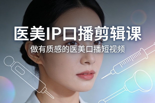 医美IP口播剪辑课，做有质感的医美口播短视频-知识星球