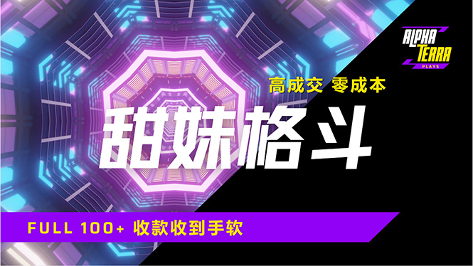 高成交零成本，售卖甜美格斗课程，谁发谁火，加爆微信，日入1000+收款…-小禾网创