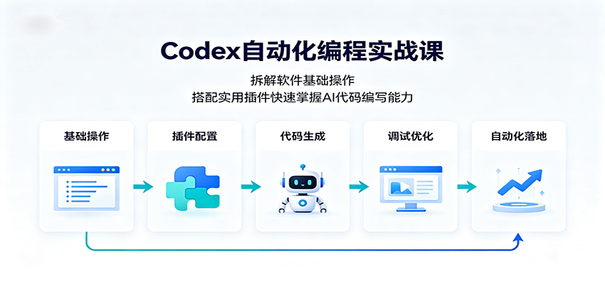 Codex自动化编程实战课：拆解软件基础操作，搭配实用插件快速掌握AI代码编写能力-知识星球