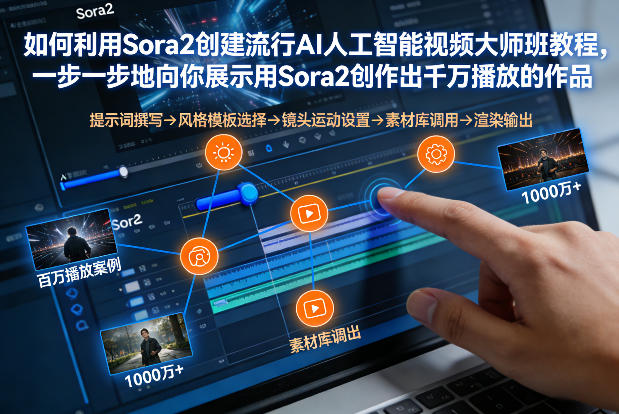 如何利用Sora2创建流行AI人工智能视频大师班，一步一步地向你展示用Sora2创作出千万播放的作品-知识星球