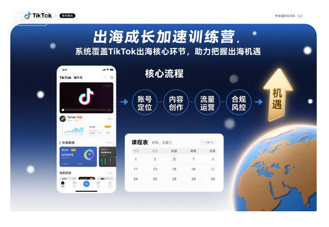 出海成长加速训练营，系统覆盖TikTok出海核心环节，助力把握出海机遇(更新)-知识星球
