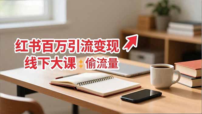 小红书百万引流变现-11月线下大课：分享从0到百万引流路径，手把手教偷流量、拿结果-知识星球