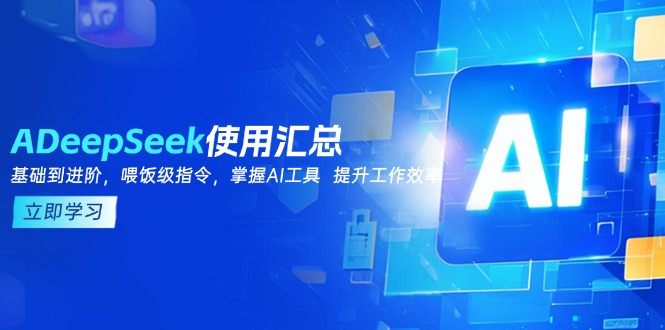 DeepSeek使用汇总，基础到进阶，提示词技巧，掌握AI工具  提升工作效率-小禾网创