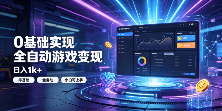 0基础实现全自动游戏变现，日入1k+，小白直接上手搞钱！【揭秘】-知识星球