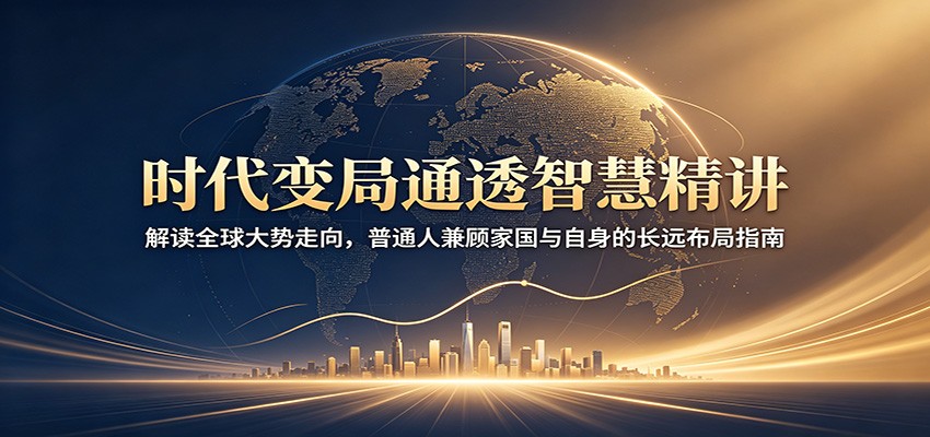 时代变局通透智慧精讲：解读全球大势走向，普通人兼顾家国与自身的长远布局指南-知识星球