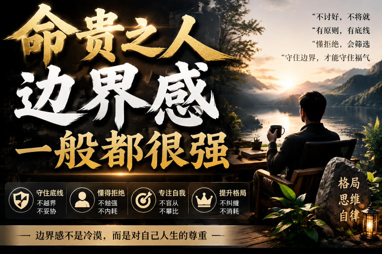 付费文章：命贵之人，边界感一般都很强-知识星球