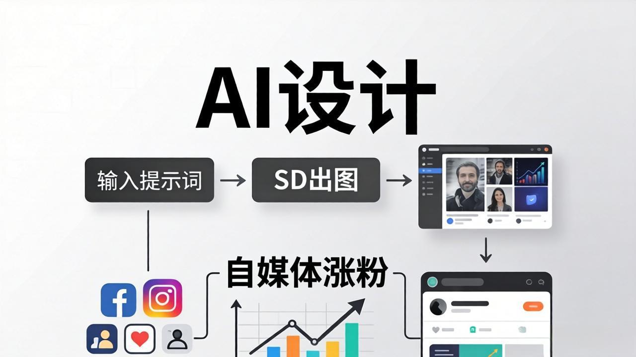 人人都是AI设计师：SD出图+自媒体涨粉一站教学，告别图文素材焦虑，AI设计让你轻松避开内卷-知识星球