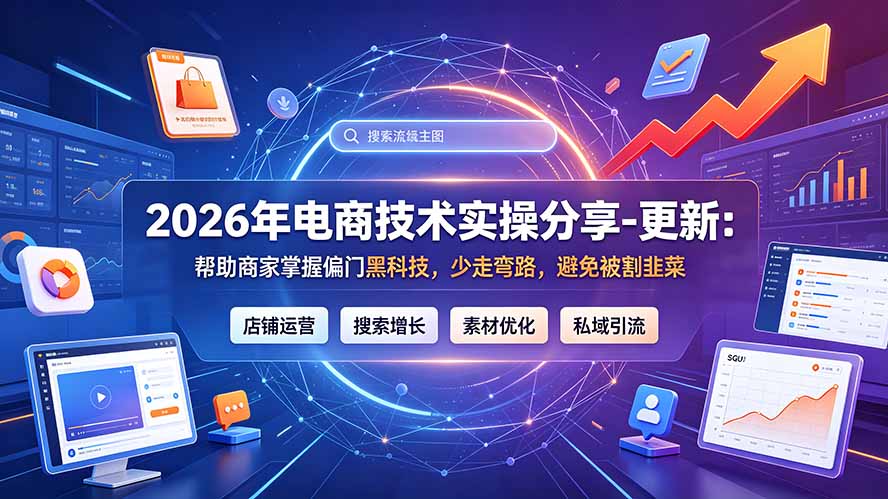 2026年电商技术实操分享-更新7月：帮助商家掌握偏门黑科技，少走弯路，避免被割韭菜-知识星球