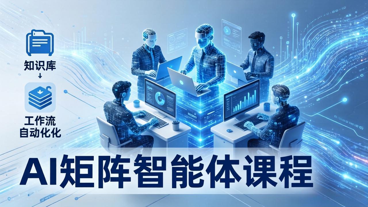 AI矩阵智能体实战：100个数字员工批量生产内容，文本知识库+工作流自动化全搞定-知识星球