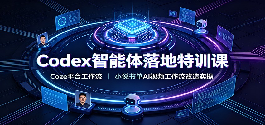 Codex智能体落地特训课：Coze平台工作流，小说书单AI视频工作流改造实操-知识星球