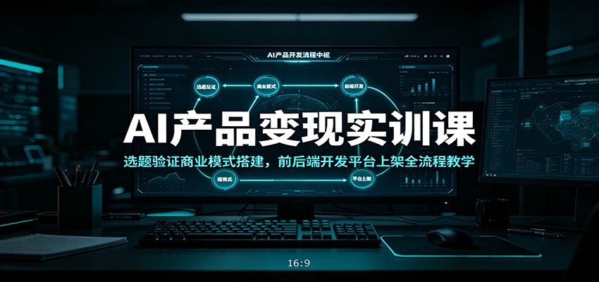 AI产品变现实训课：选题验证商业模式搭建，前后端开发平台上架全流程教学-知识星球
