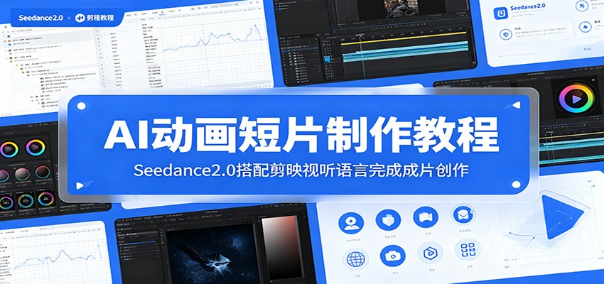 AI动画短片制作教程：Seedance2.0搭配剪映视听语言完成成片创作-知识星球