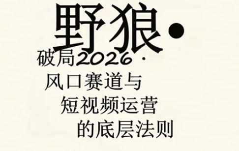 野狼团队·多平台实操运营课，覆盖AI口播、服装、好物、漫剪等热门玩法(更新4月)-知识星球