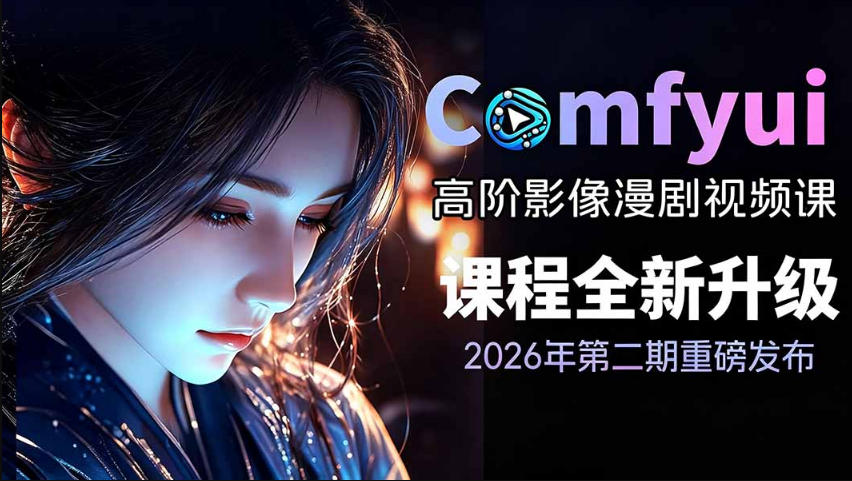 2026新版ComfyUI漫剧动画全流程实战课，0基础入门到进阶全流程动态漫，轻松实现流量变现-知识星球