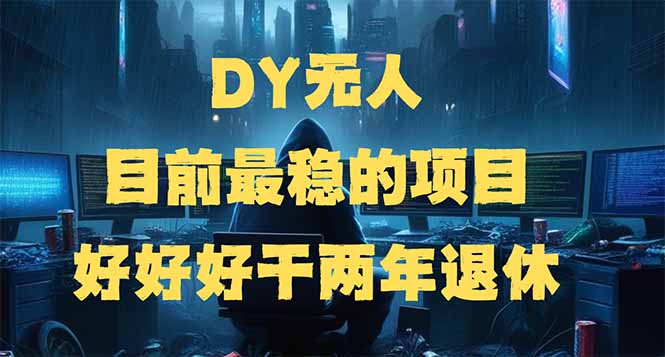 DY无人，目前最稳的项目，矩阵放大边旅游边赚钱，好好好干两年退休-小禾网创