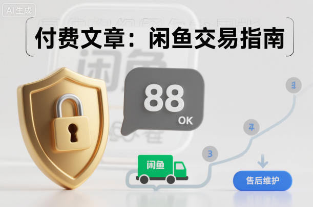 付费文章：闲鱼交易指南，怎么才能降低被坑被马扁的概率-知识星球