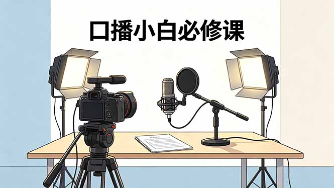 口播小白必修课：录像收音灯光设备+脚本撰写，搭专业级录制场景-知识星球