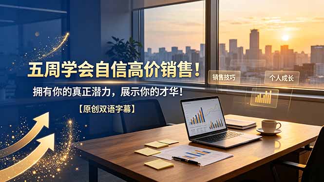 五周学会自信高价销售！拥有你的真正潜力，展示你的才华！【原创双语字幕】-知识星球